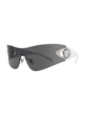 Versace Dark Grey Shield Men's Sunglasses VE2280 100087 42 VE2280 100087 42